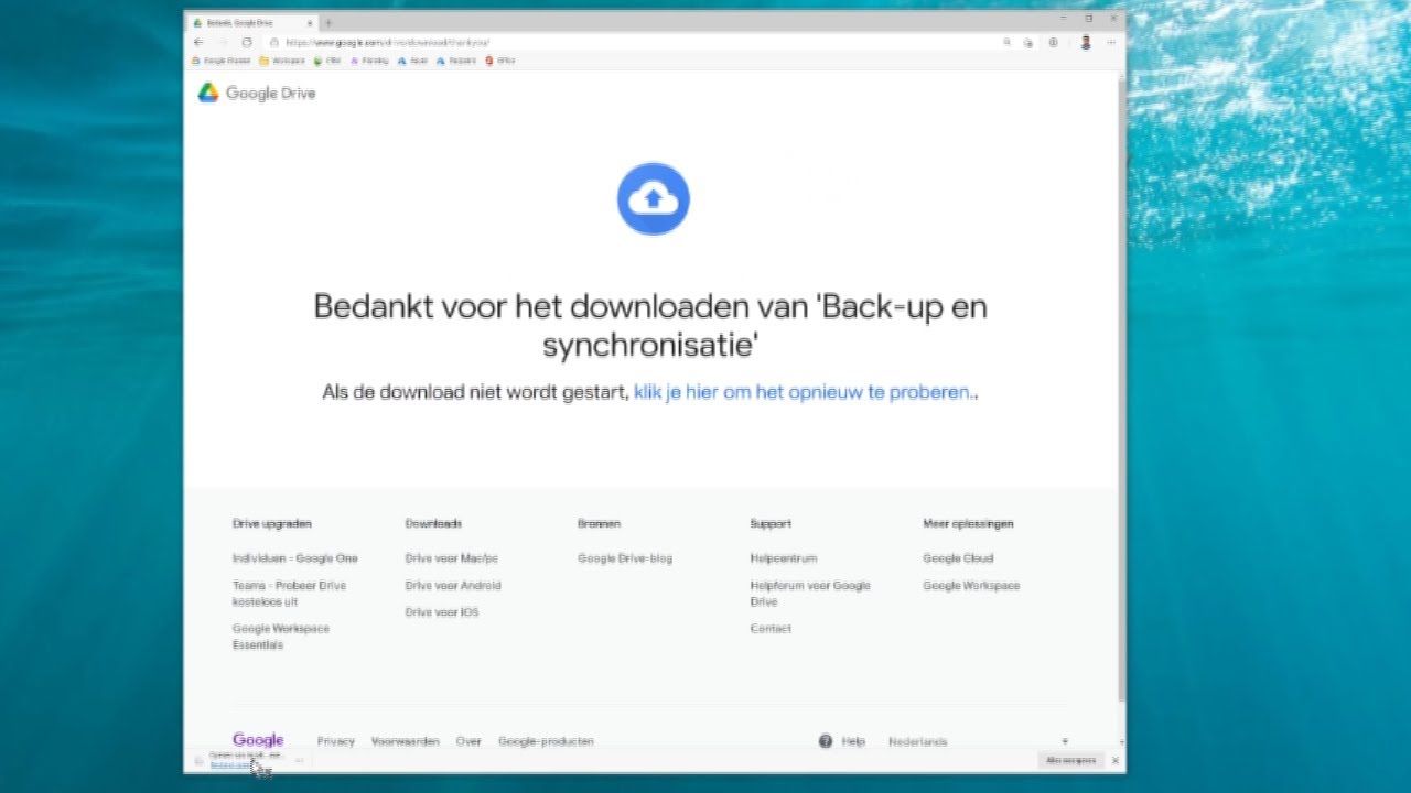 backup and sync google drive